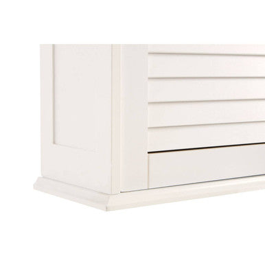 Shutter White Wood Wall Cabinet - image 9
