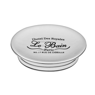 Le Bain White Ceramic Soap Dish - image 1