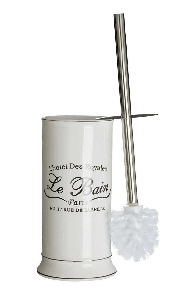 Le Bain White Toilet Brush With Holder