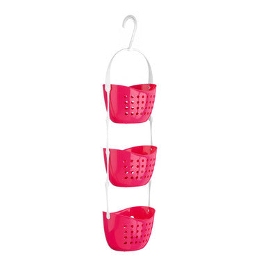 Dara 3 Tier Hot Pink Shower Caddy - image 1