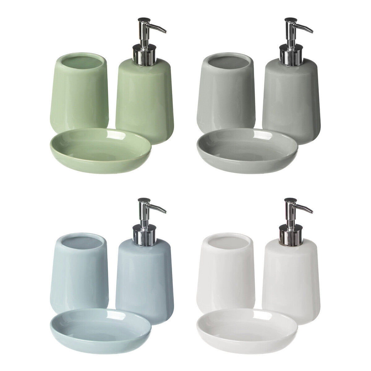 Moon Natural 3 Piece Bathroom Set