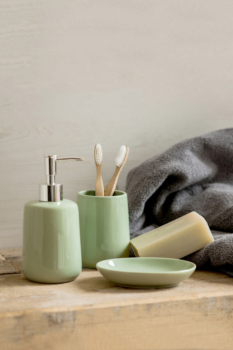 Moon Pale Green Soap Dish