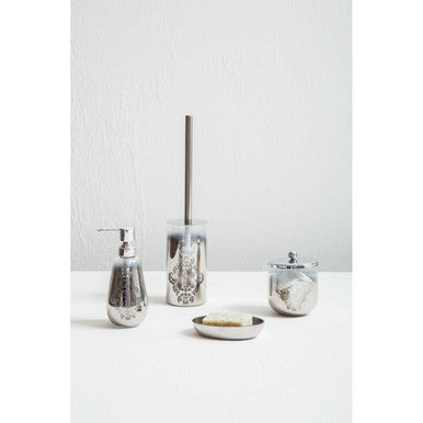 Elissa 600ml Silver Cotton Jar