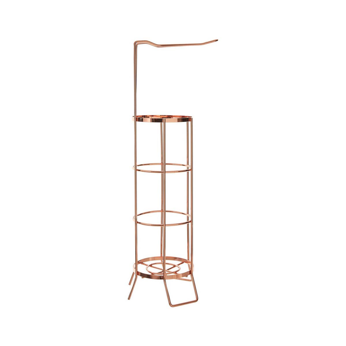 Linnea Rose Gold Toilet Roll Holder