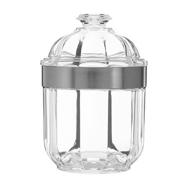 Guan Small Silver Acrylic Storage Jar