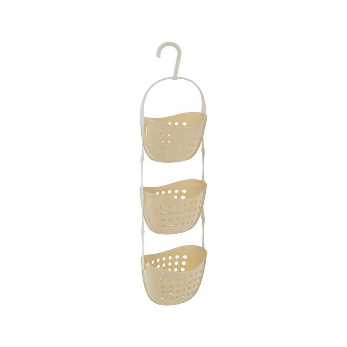 Dara 3 Tier Cream Shower Caddy