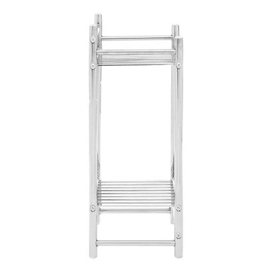 Dara Chrome 2 Tier Shelves