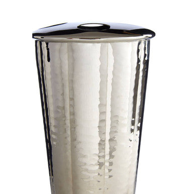 Hammered Bathroom Nickel Finish Toothbrush Holder