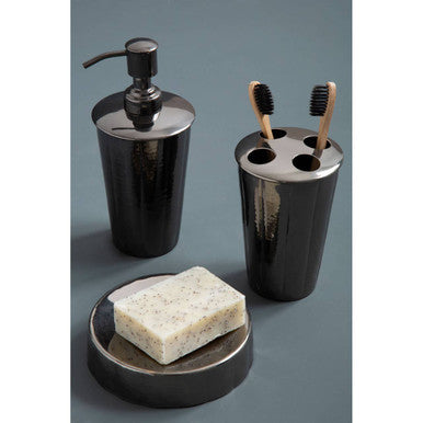 Hammered Black Nickel Finish Lotion Dispenser