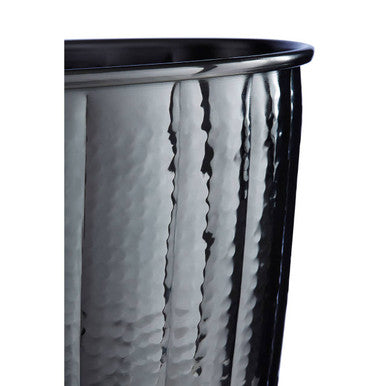 Vaco Hammered Black Nickel Finish Waste Bin - image 5