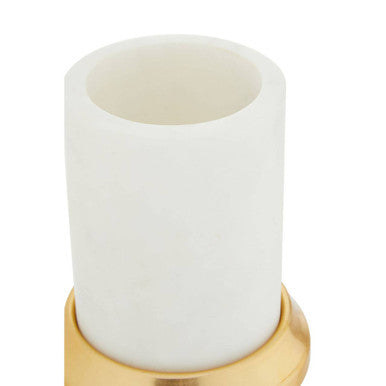 Mako White Marble Tumbler