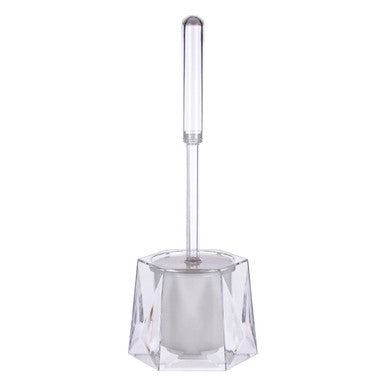 Dow Clear Acrylic Toilet Brush Holder - image 1