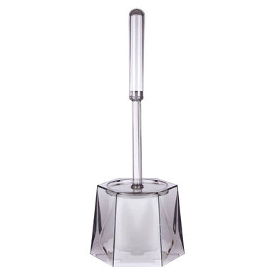 Dow Grey Acrylic Toilet Brush Holder - image 1