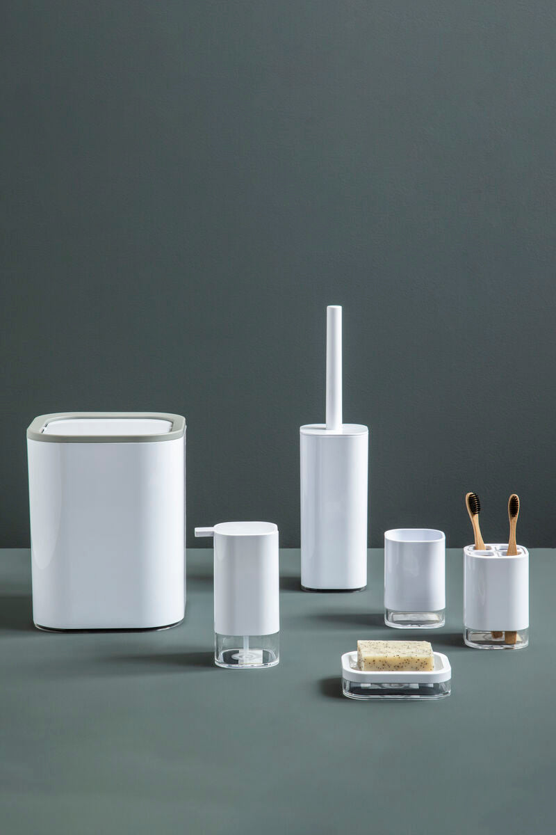 Ando White Acrylic Waste Bin - image 5