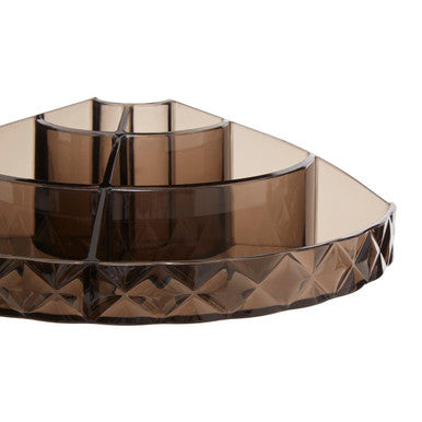 Beauty Semi Round Black Cosmetic Organiser - image 3