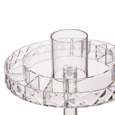 Beauty Two Tier Revolving Cosmetic Organiser - image 2