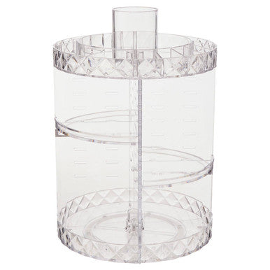 Beauty 3 Tiered Round Revolving Cosmetics Organiser - image 1