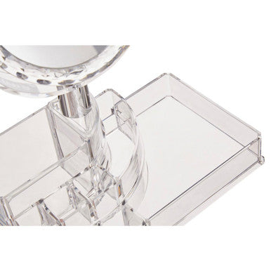 Beauty Cosmetic Organiser With Mirror - image 2
