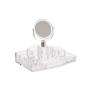 Beauty Cosmetic Organiser With A Mirror - image 1