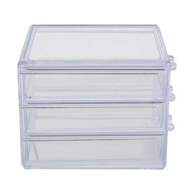 Beauty Cosmetic Organiser With 3 Drawers