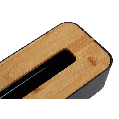 Canyon Black Tissue Box