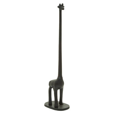 Fauna Black Giraffe Toilet Roll Holder - image 3