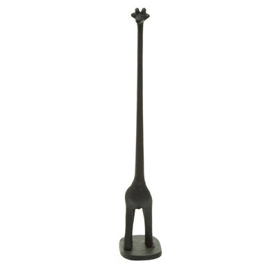 Fauna Black Giraffe Toilet Roll Holder - image 1