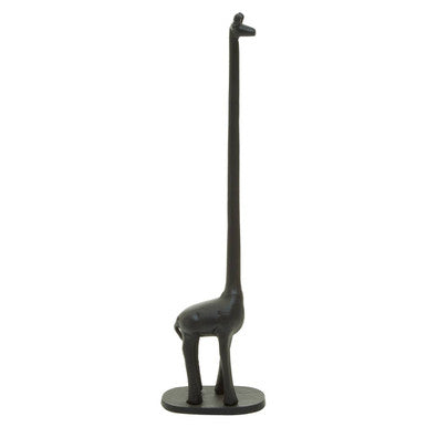 Fauna Black Giraffe Toilet Roll Holder - image 5