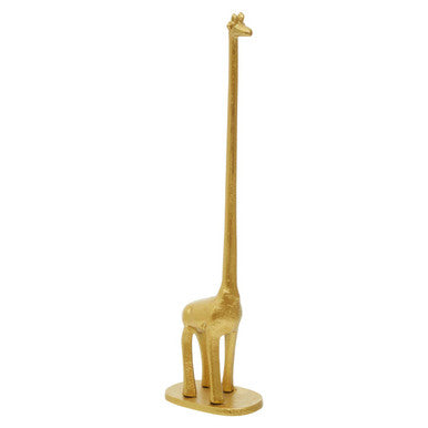 Fauna Gold Finish Giraffe Toilet Roll Holder - image 4