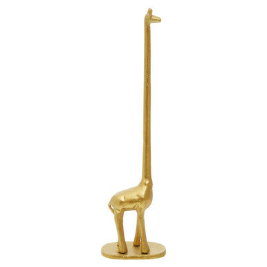 Fauna Gold Finish Giraffe Toilet Roll Holder - image 3