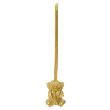 Fauna Gold Finish Elephant Toilet Roll Holder - image 1