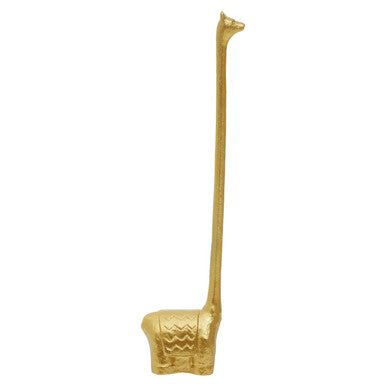 Fauna Gold Finish Llama Toilet Roll Holder - image 1