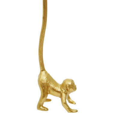 Fauna Gold Finish Monkey Toilet Roll Holder - image 1