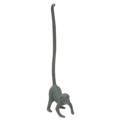 Fauna Grey Finish Monkey Toilet Roll Holder