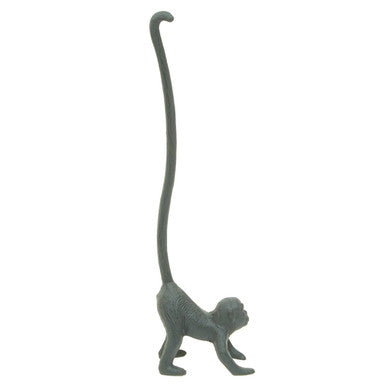 Fauna Grey Finish Monkey Toilet Roll Holder - image 1