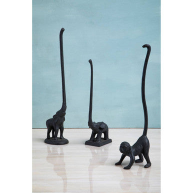 Fauna Grey Finish Monkey Toilet Roll Holder - image 6