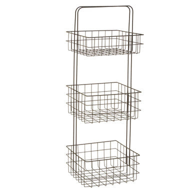 Kirby Three Tier Black Storage Caddy