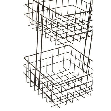 Kirby Three Tier Black Storage Caddy