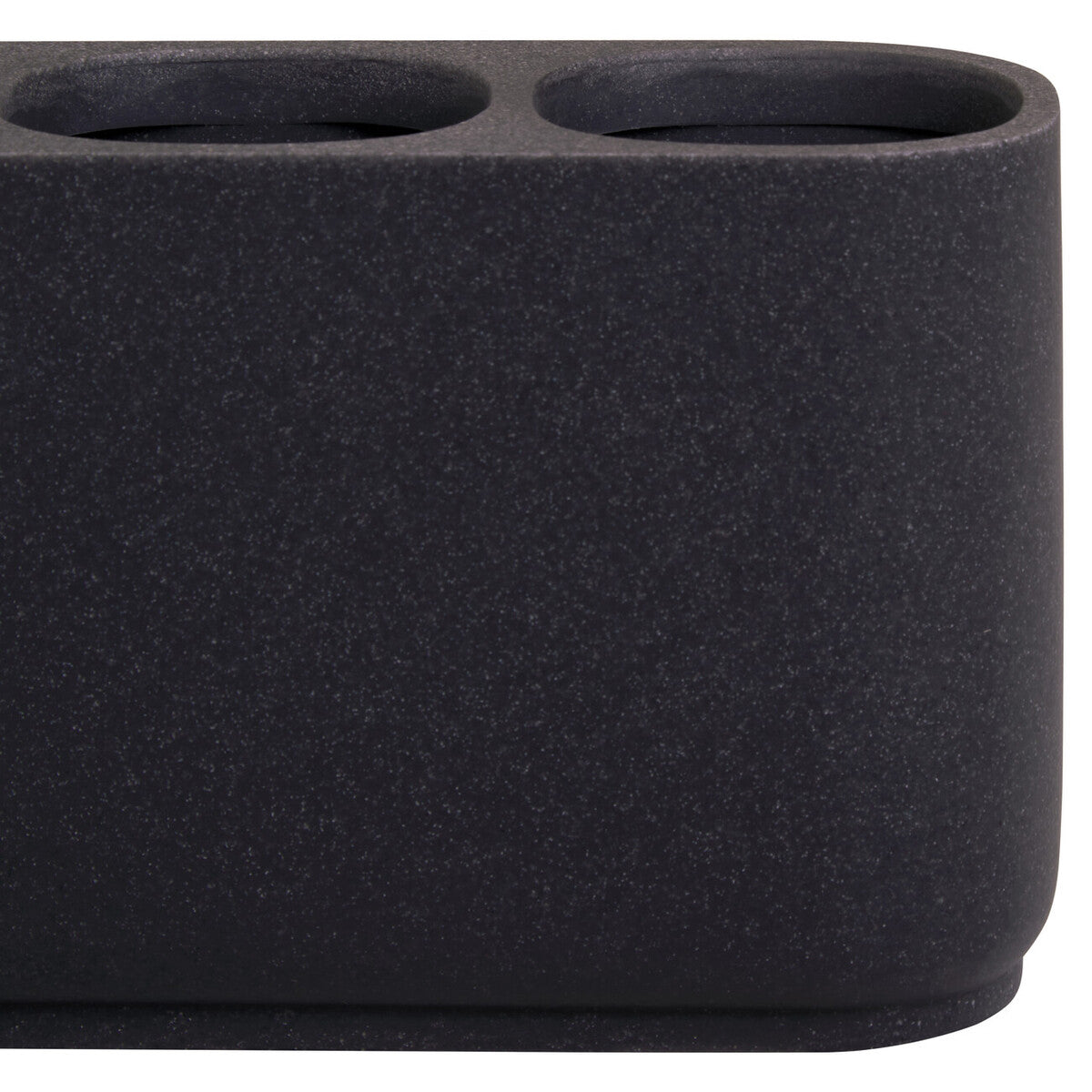 Canyon Large Grey Stone Effect Toothbrush Holder - Image 4