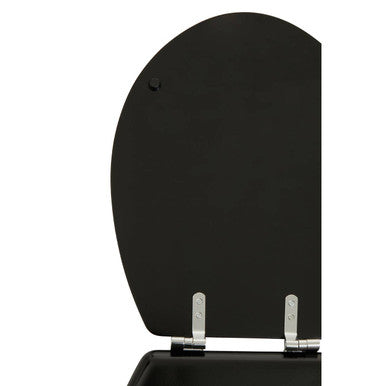 Brooks Black Panel Effect Toilet Seat