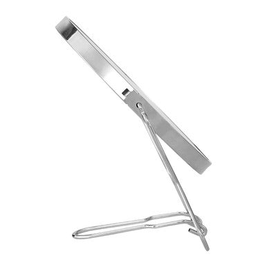 Mison Silver Effect Two Sided Small Shaving Mirror - image 3