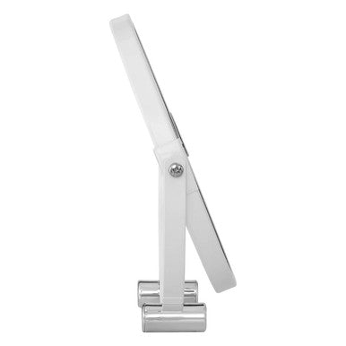 Mison White Metal Shaving Mirror With Feet