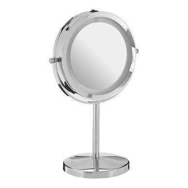 Clara Chrome LED Table Mirror