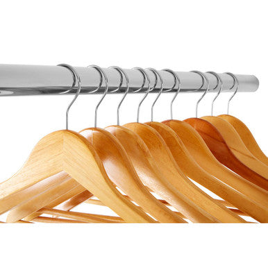 Cintre Set Of Twenty Wooden Clothes Hangers