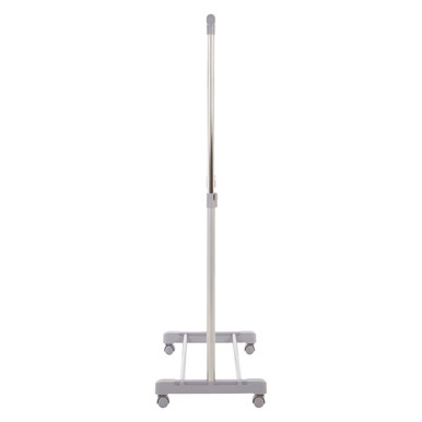 Ralesi Grey And Chrome Finish Clothes Hanging Rail With Wheels