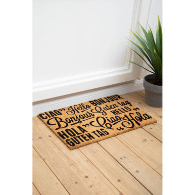 Coir Greetings Doormat