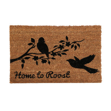 Doormat with birds and &