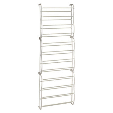 Tavia Over Door Cream 12 Tier Shoe Rack - image 1