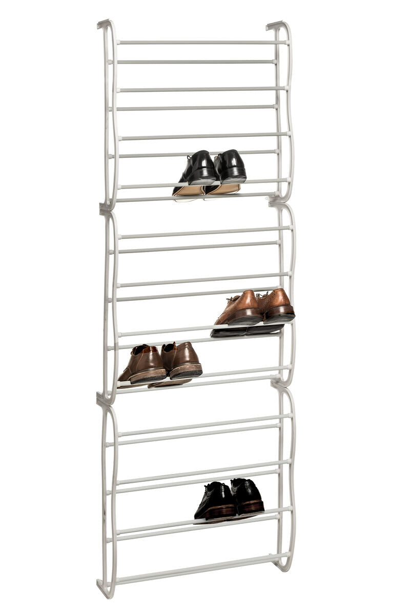 Tavia Over Door Cream 12 Tier Shoe Rack - image 2