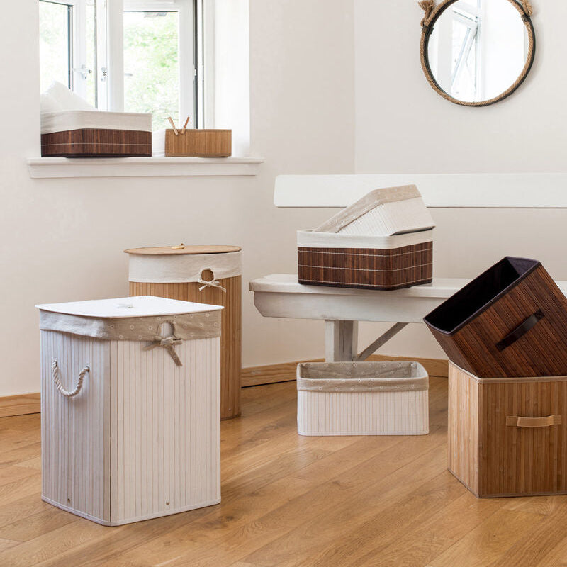 Kankyo Dark Brown Bamboo Storage Box